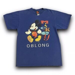 Vintage 1990s Disney Mickey Mouse Cartoon T Shirt Size Large Made In USA